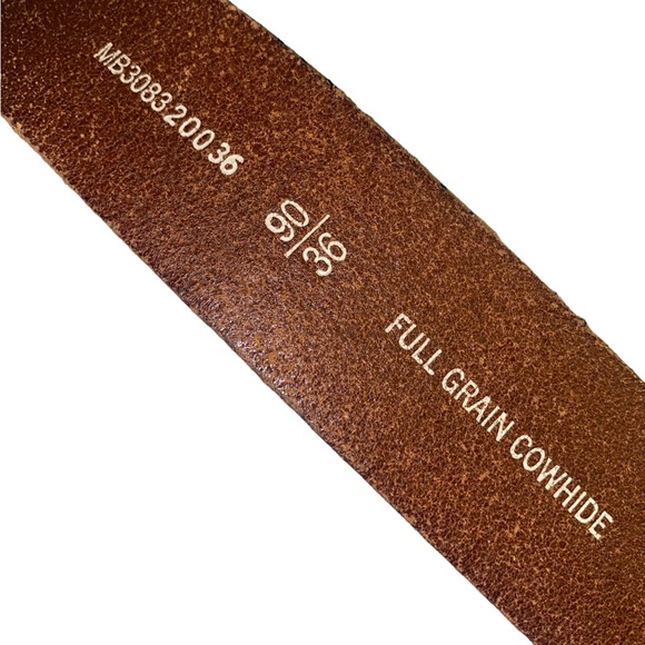 Fossil size 36 waist leather unisex belt - Picture 3 of 7